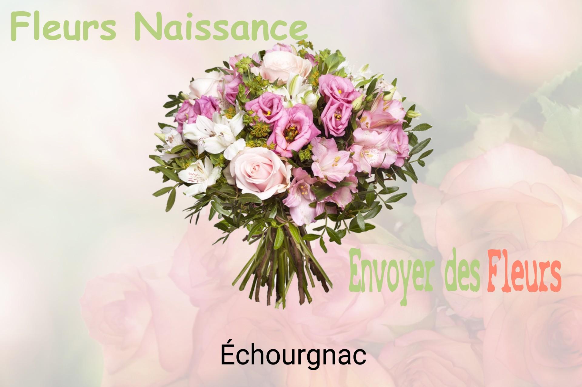 Bouquet de fleurs de naissance livré à Échourgnac